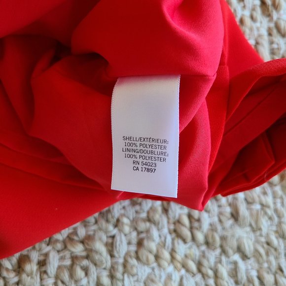 Banana Republic Red White Stripe Pencil Skirt - Picture 4 of 4